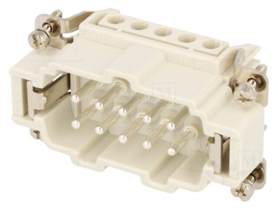 Conector HDC Inserturi Contact Tată 10 PIN 16A foto