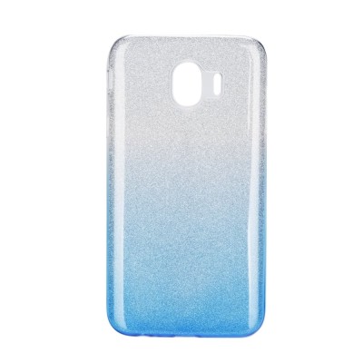 Husa SAMSUNG Galaxy J4 2018 - Forcell Shining (Argintiu/Albastru) foto