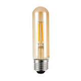 Bec LED Filament Amber E27/4W/480LM/2500K T30x126, Spin