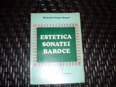 Estetica Sonatei Baroce - W.g. Berger , 21064