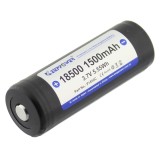 Acumulator 18500, 3.7V, 1500mAh, Li-Ion, KEEPPOWER, ICR18500-150PCM, T113354