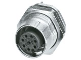 Conector M12 mamă 8 pini drept
