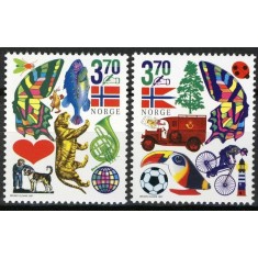 Norvegia 1997 - Stamp Association for Children, serie neuzata