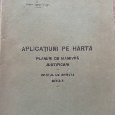 Gen. Sichitiu/Maior Ignat - Aplicatiuni pe harta, 1935, harti