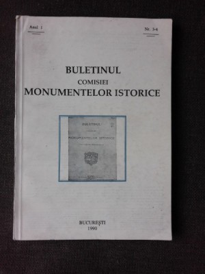 BULETINUL COMISIEI MONUMENTELOR ISTORICE NR.3-4/1990 foto
