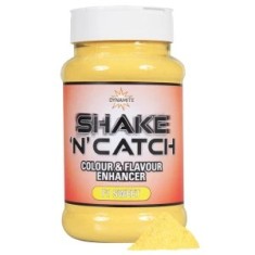 Aditiv Praf DYNAMITE BAITS Shake N&amp;#039; Catch Colour &amp;amp; Flavor Enhancer, Sweet Yellow, 260g foto