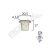 Clips Tapiterie Set 10 Buc 134549 C60104-RMX