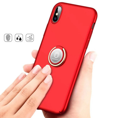 Husa iPhone XS 5.8&amp;#039;&amp;#039; Magnetic Adsorption Kickstand, Rosie foto