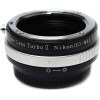Adaptor Montura Mitakon Lens Turbo Mark 2 Obiectiv Nikon F la Camere MFT MTKLTM2AIM43