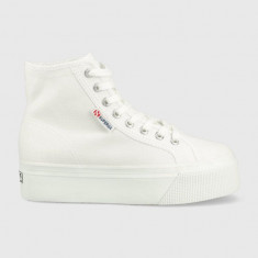 Superga tenisi femei, culoarea alb