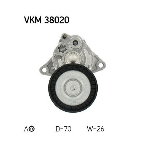 SKF rola intinzator, curea transmisie