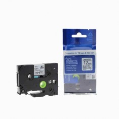 Ribon Banda Laminata negru pe alb Brother TZe-231 TZe231 12mm X 8m