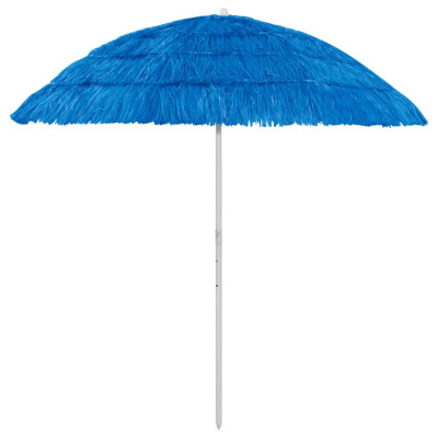 Umbrela de plaja Hawaii, albastru, 240 cm GartenMobel Dekor foto