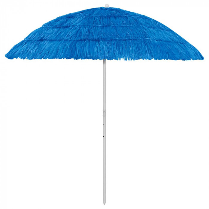 Umbrela de plaja Hawaii, albastru, 240 cm GartenMobel Dekor
