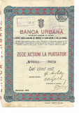 ***Actiuni Banca Urbana - 1922 - Bucuresti***