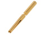 Conector mamă M12, pin aurit crimpat