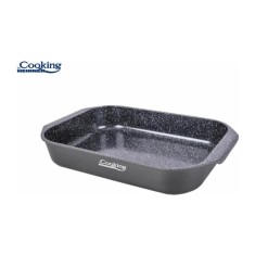 Tava aluminiu cu acoperire ceramica 39.5 x 26 cm, Dark Line, Cooking by Heinner