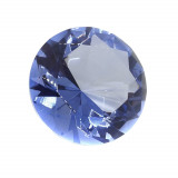 Cristal decorativ din sticla k9 diamant mare - 6cm albastru, Stonemania Bijou