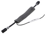 Cablu MTA HC97, priză și mufă, negru, drept, 0.25m