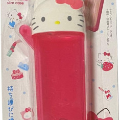 rio Hello Kitty Tampon din bumbac portabil Slim Case 4.7 × 10.3 cm Machiaj Trave