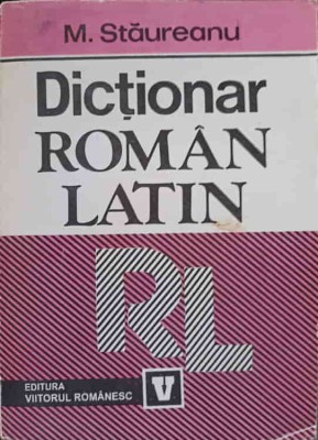 DICTIONAR ROMAN - LATIN-M. STAUREANU-237960 foto