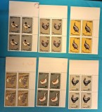 TIMBRE ROMANIA LP1386/1995 PASARI DOMESTICE -BLOC DE 4 -MNH, Nestampilat