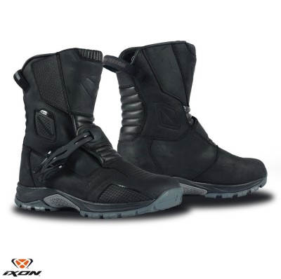 Ghete (cizme) pentru scuter - motocicleta Touring/Adventure barbati All Season Ixon model Klay WP MS culoare: negru (100% waterproof) 40 foto