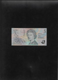 Rar! Australia 5 dollars 1992 seria89238556 polymer