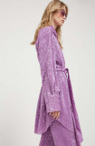Stine Goya rochie culoarea violet, mini, drept