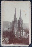 Fotografie tip CDV, Germania, Marburg, Biserica Sf&acirc;nta Elisabeta, 1893