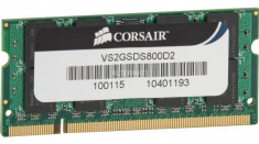 Memorie ram sodimm corsair 2gb (1x2gb) ddr2 800mhz cl5 1.8v foto