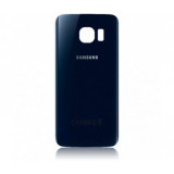 Capac baterie cu geam camera / blitz , Samsung G925 Galaxy S6 Edge Dark-Blue Orig Swap.