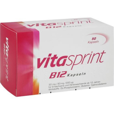 Vitasprint B12 30mg (50 capsule) foto