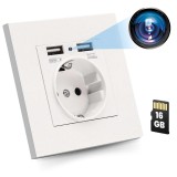 Cumpara ieftin Camera Spion in Priza de perete iUni PR1, 16GB, Wi-Fi, Full HD, Senzor miscare