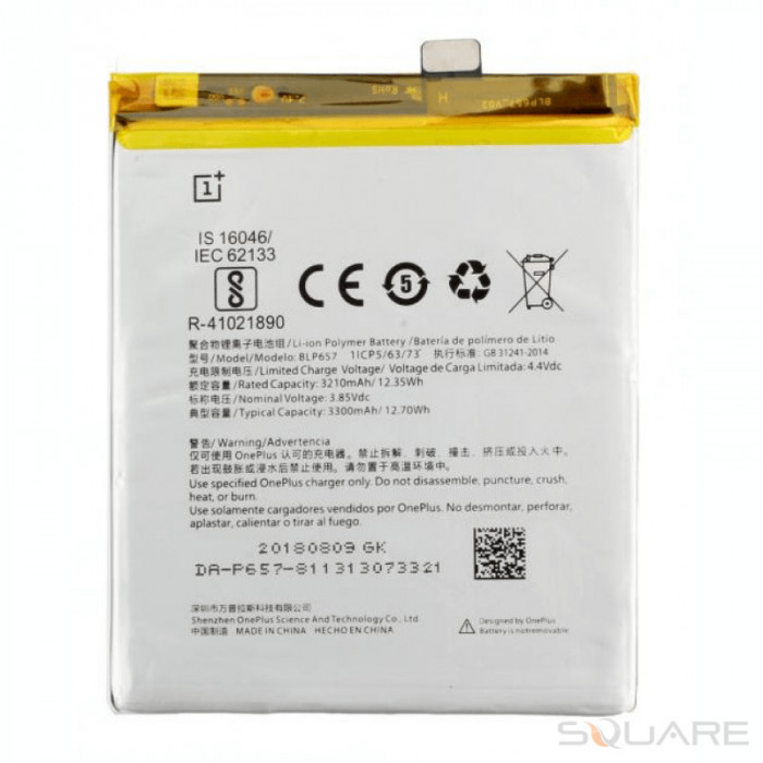 Acumulatori OnePlus 5T, OnePlus 6, BLP657, OEM