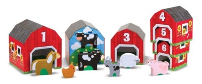 Sortator de forme Casuta cu animale Melissa and Doug foto
