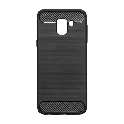 Husa SAMSUNG Galaxy J6 Plus 2018 - Forcell Carbon (Negru) foto