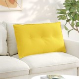 vidaXL Perna pentru spate Galben Deschis 80 x 19 x 50 cm țesătură 42014710