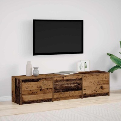 vidaXL Cabinet TV Lemn vechi 162,5 x 34 x 40 cm Lemn compozit foto