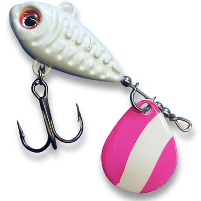Spinnertail BERTI Skeletonik Pro Half Pink, Alb 1013, 22g foto