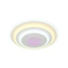 Lustra LED NIVARA 3D, 20W, lumina Rece/Calda/Neutra, Alb, Alessandro DESIGN