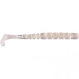 Shad Mustad AJI Paddle Tail, 5cm, Clear Luminous Silver Glitter, 12buc/plic