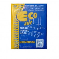 Filtru pentru hota universal, ECOair, alb, 50x120 cm