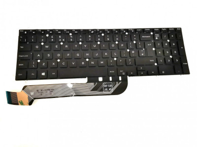 Tastatura Laptop, Dell, Inspiron 17 3780, 3781, 3782, 3785, 3790, 3793, P35E, 5765, 5767, 7773, 7778, 7779, iluminata, layout UK foto