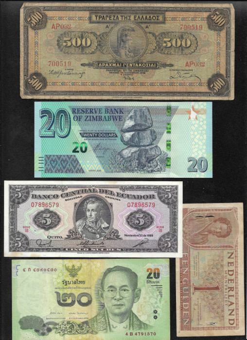 Set #66 15 bancnote de colectie (cele din imagini)