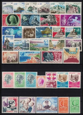 MONACO 1966 - An complet / serii complete MNH foto