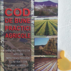 Cod de bune practici agricole pentru protectia apelor impotriva poluarii nitrati