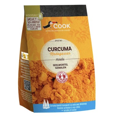 Turmeric pudra, bio, 100g, Cook foto