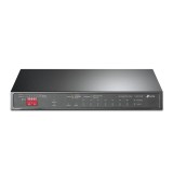 SWITCH TP-LINK 10-Port Gigabit Desktop Switch cu 8-Port PoE+, 123W total power, carcasa metal &quot;TL-SG1210MP&quot; (timbru verde 2 lei)