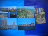 HOPCT LOT NR 837 SATURN -LITORAL-CT-5 CARTI POSTALE-RSR-CIRCULATE, Circulata, Printata, Constanta